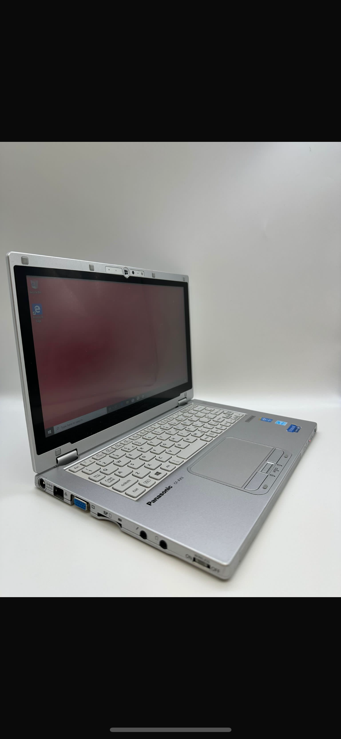 Ultrasonic slim Panasonic toughbook X360 touchscreen core i5 8GB RAM 128GB SSD