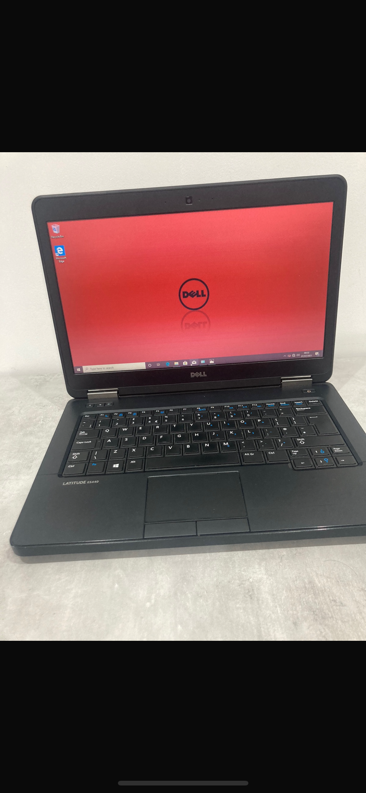 Dell laptop core i5 8GB RAM 128GB storage